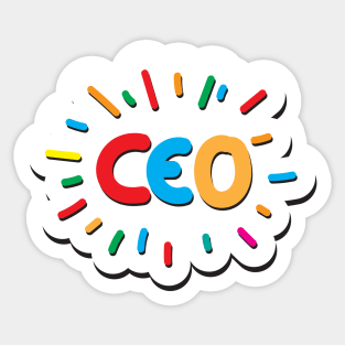 CEO Sticker